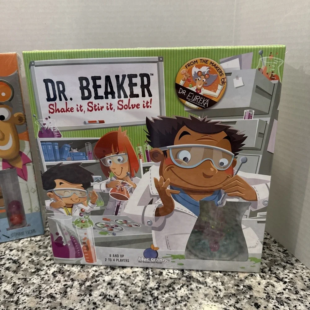 Dr. Beaker  Science Speed Logic Family Game Puzzle Race Dr. Eureka Molecules‎